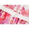 2025 Autumn Women's Fashion: European & American Style Floral Print Long Sleeve Dress