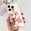 Flower Butterfly Women Fashion Back Cover For iPhone 16 Pro 16 Plus 16 Pro Max Phone Funda Transparent Soft TPU Silicone Case