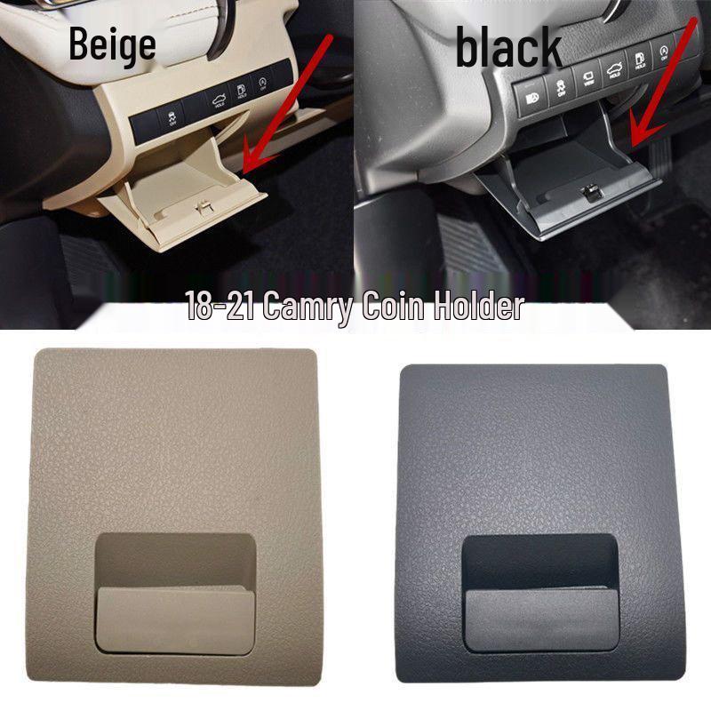 

Toyota Camry Coin Holder Storage Box Trim (Model: 55450-06220-C0/E0) Beige Variant - 55450-06220-E0