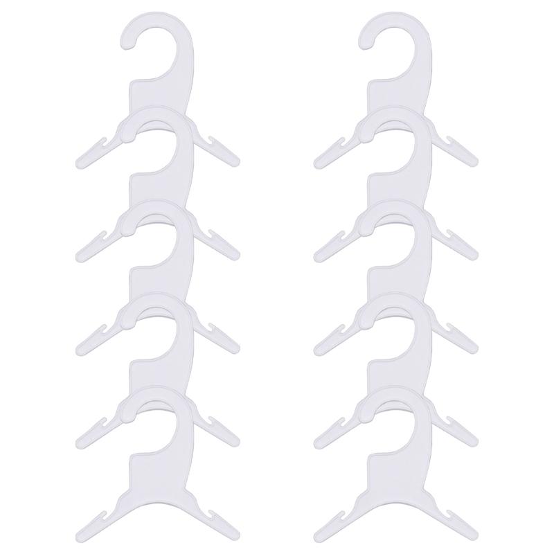 Pack Of 10 Plastic Pet Clothes Hangers For Organizing Dog Clothes And Accessories Home and Pet Store Pet Outfit Racks