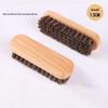 1/3Pcs Horse Hair Wood Brush Handle Dashboard Details Polishing And Cleaning Brush Leather Shoe Care And Cleaning Shoe Brush