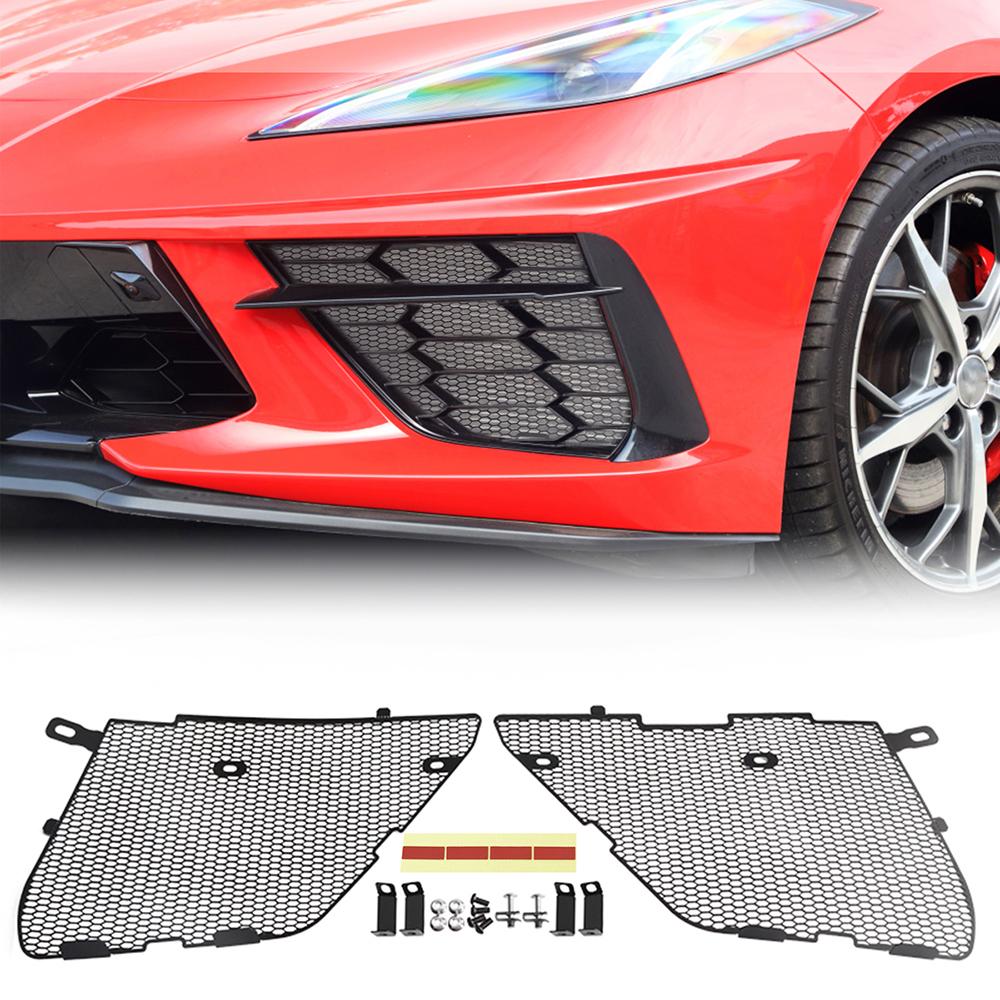 Hochwertiger Lufteinlassgitter-Schutz Für Front-/Seitenkühlerabdeckung Passend Für Chevrolet Corvette C8 2020-2022 Zubehörteil