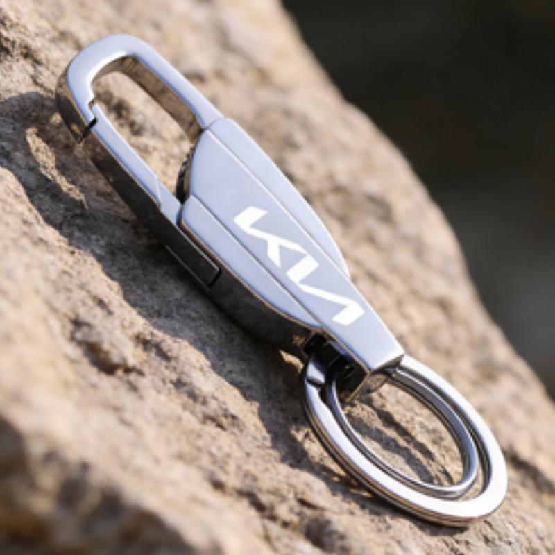 RYQW7 Accessories Motorcycle Keyring Metal Keychain For Kia Rio Soul Cerato Soent Sportage Picanto K5