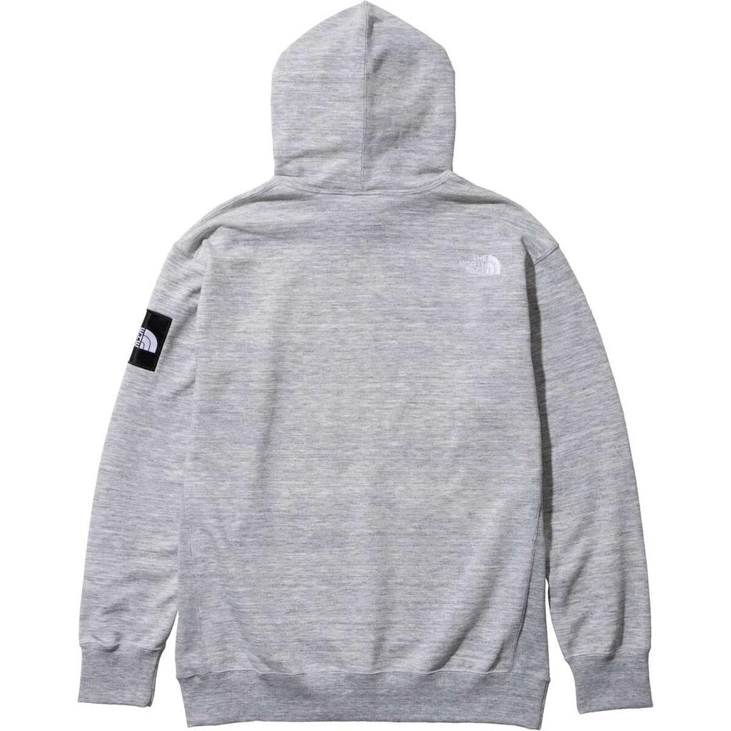 North Square Logo Hoodie Unisex Fleece Lining Thermal Mixed Gray XS [The Face]