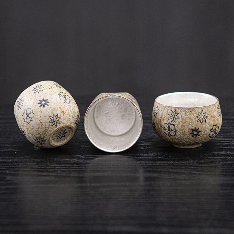 Chaxun Flint Red Antique Glazed Ceramic Teacup