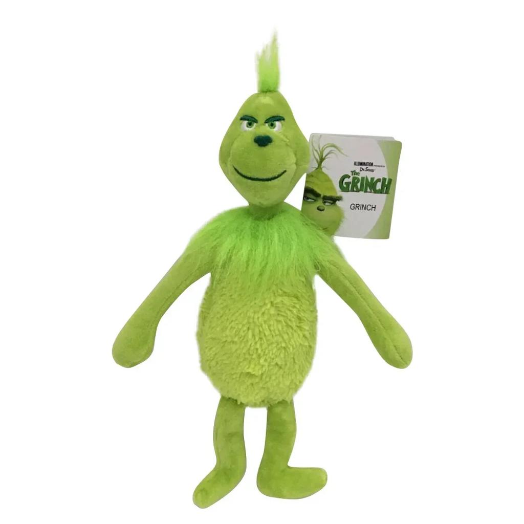 Green Shaggy Anime Figures Christmas Decoration Green Haired Monster Figurine Adorable Plush Doll Birthday Toy Gifts....