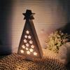 Flexible Silicone Mold Hollow Christmas Tree Decoration Mould Temperature Resistant Gypsum Mould for Candlestick