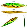 Luya Bionic Metal Fishing Lure - Iron Plate Sinking Lead Fish for Long-Distance Casting (14g, 21g, 30g)