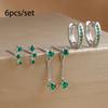3 Pairs S925 Needle Minimalist Earrings Set Hoop Ear Climber for Multi Piercings Dainty Everyday Ear Stack Gifts for Women Girls