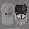 Classic Adjustable Corduroy Baseball Cap Breathable 3D Embroidered Casual Cap Lightweight Polyester Outdoor Sun Hat Daily Use