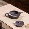 Yixing Zisha Purple Jade Gold Sand Hexagonal Teapot for Kung Fu Tea