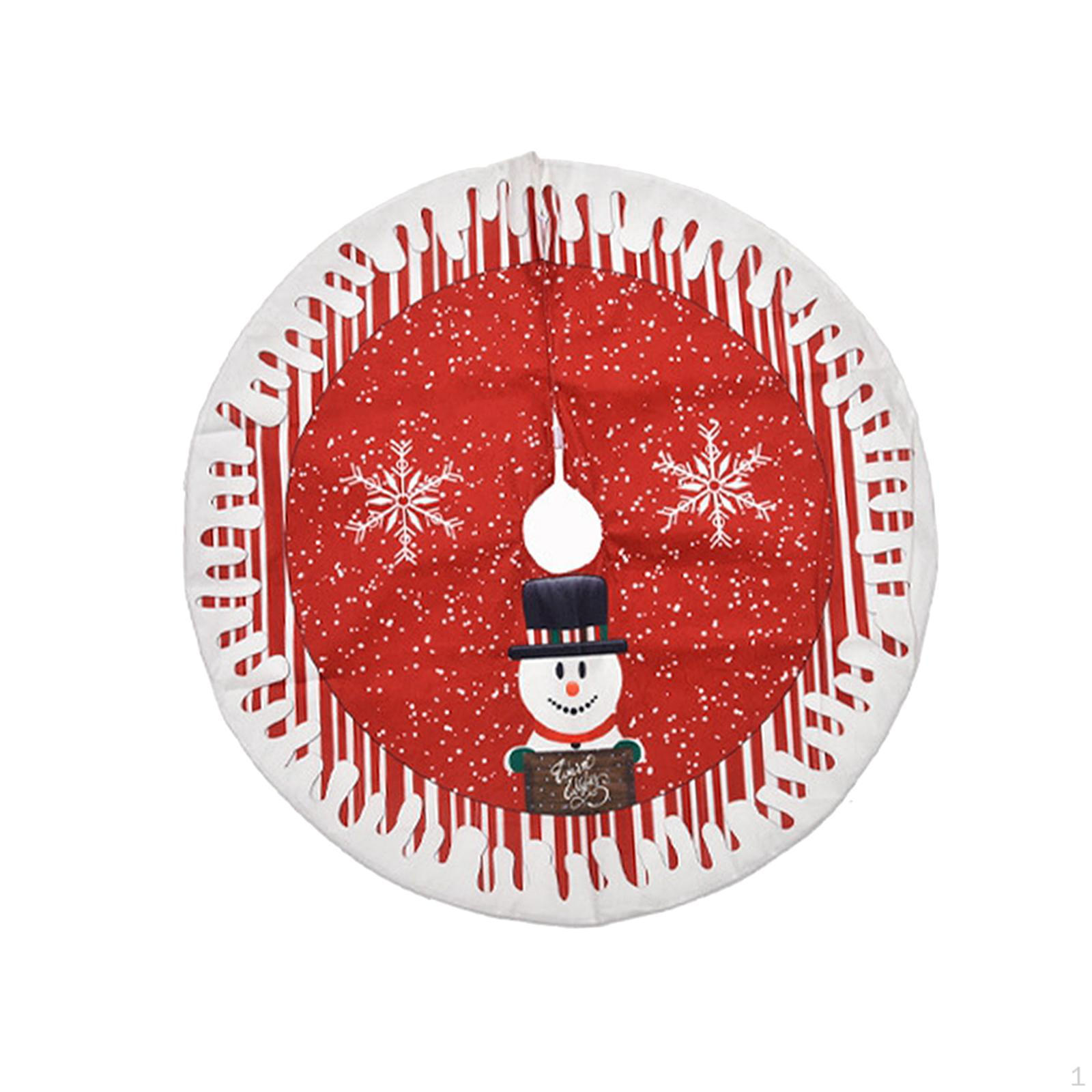 

30-дюймовая маленькая юбка для рождественской елки, мягкий коврик, юбка для фермерского дома на праздник, Snowman