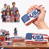 USA 250th Anniversary Squeeze Toy Stress Relief Patriotic America 250th Anniversary Sensory Fidget Pinch Toy Party Favors