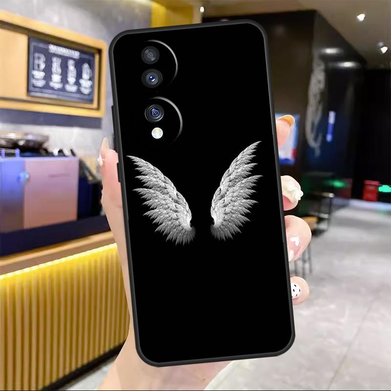 Wings Angel Devil For Honor Magic 6 7 8 Pro Case For Honor 90 70 50 Lite 400 200 X8c X8b X9a X9b X9c X9d Win RT