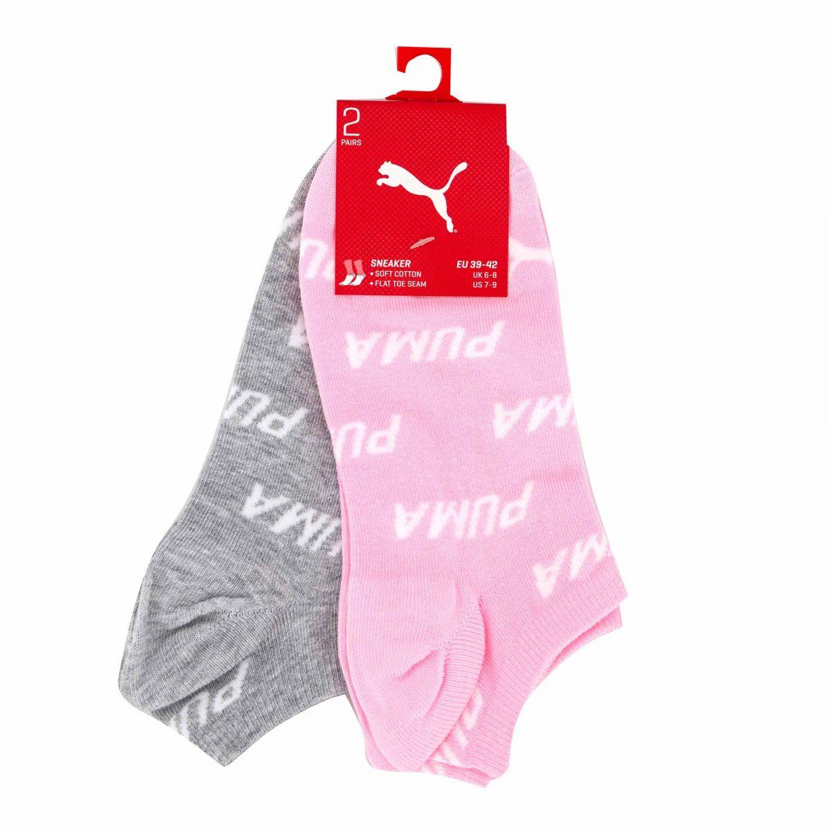 

Набор из 2 серых / розовых носков до щиколотки 201031001246035 PUMA Women s