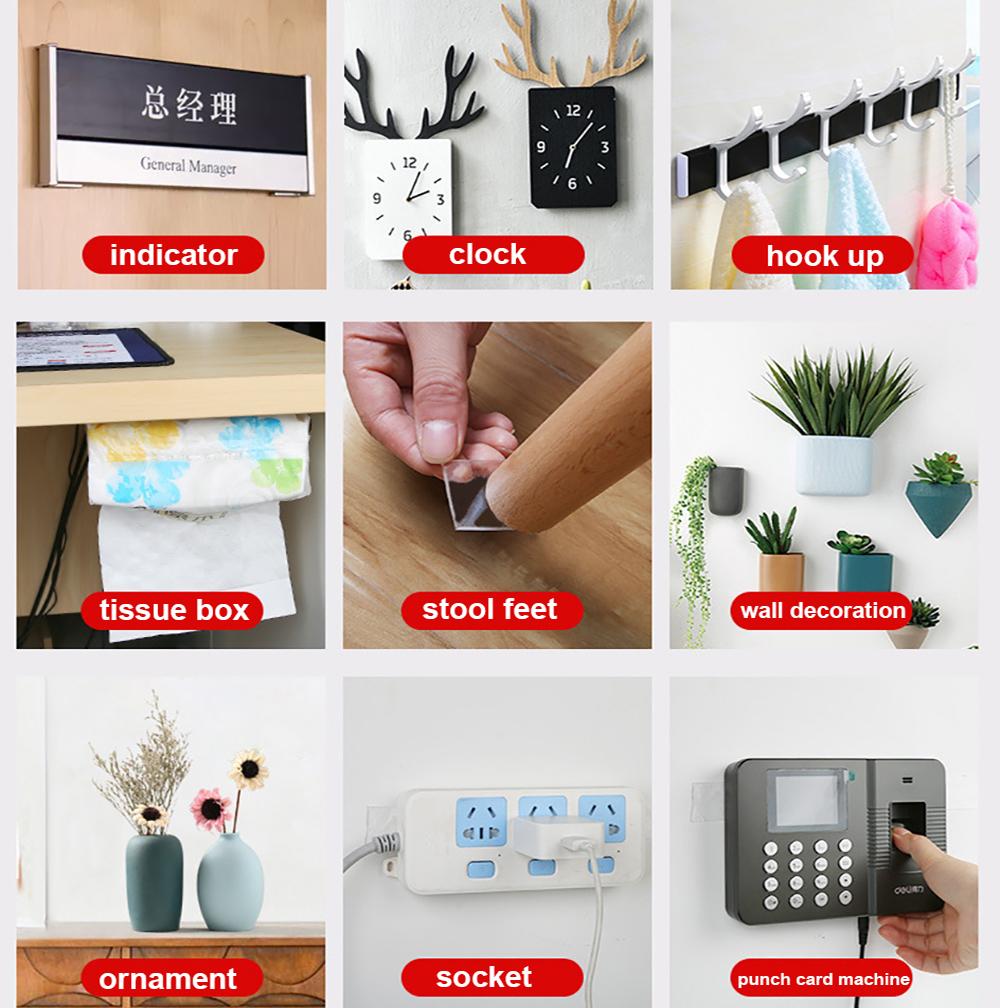 Taśma dwustronna Nano 1-10M, wytrzymałe, przezroczyste paski klejące, mocna, uniwersalna, wielokrotnego użytku, wodoodporna taśma montażowa