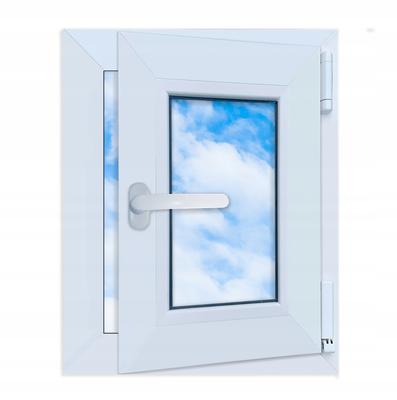 Okno PCV Białe 40x50 Prawe 400x500 mm Uchylno-Rozwierane Dwuszybowe
