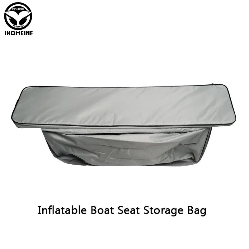 New 420D Coated Oxford Inflatable Boat Seat Storage Bag With Padded Seat Cushion For Fishing Canoe/PVC Kayak/Assault oats/Rowing