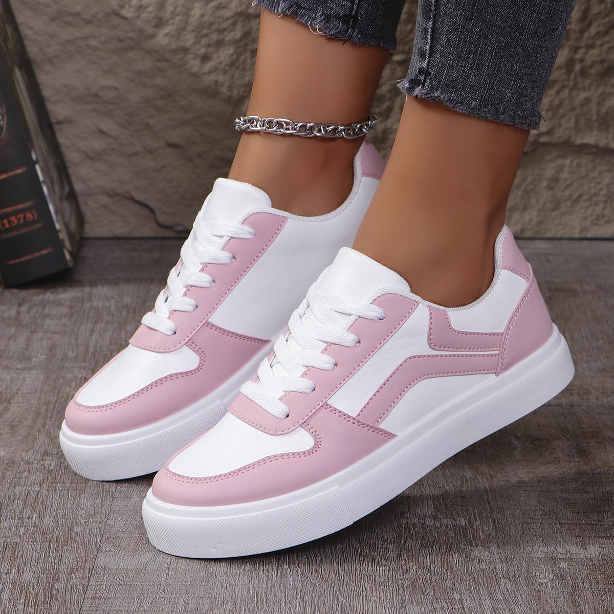 

Модные женские кроссовки Новые весенне-осенние уличные повседневные кроссовки Женская мода Легкие дышащие туфли для женщин Zapatos De Mujer 41 розовый