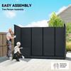 10 X 4 Ft Resin Garden Shed, Outdoor Storage Shed with Floor, Windows, Lockable Doors and Vents, Dark Grey