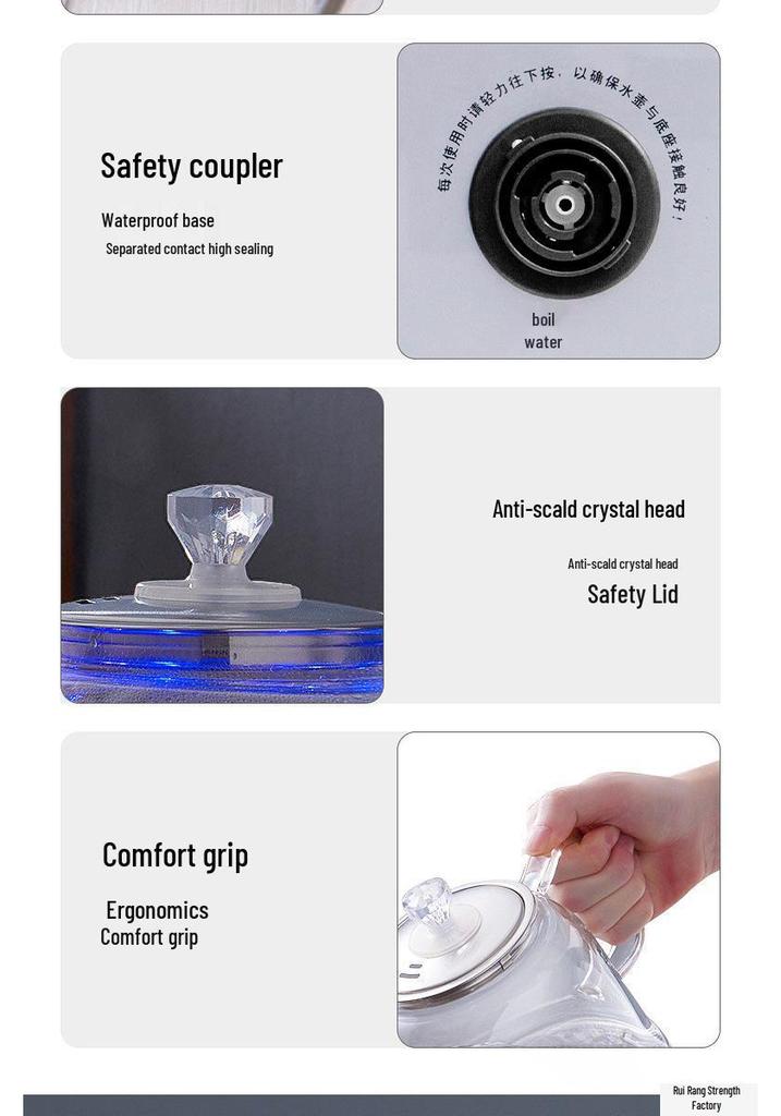 Electric Tea Brewer: Automatic Fill Kettle & Induction Stove
