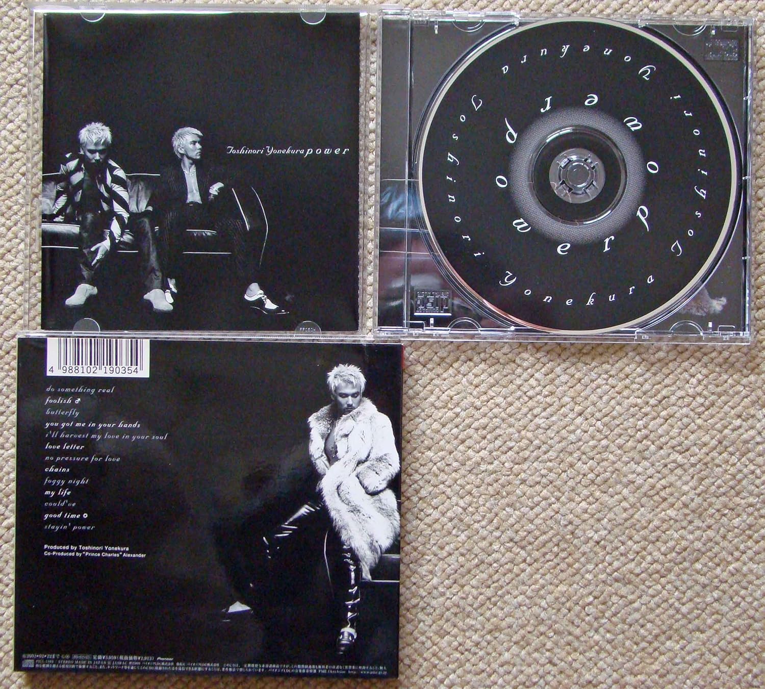

CD TOSHINORI YONEKURA - power PICL1198PROMO Japan Japanese Pop/Rock Used