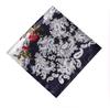 90cm Silk square Scarf Cashew Flower Design Luxury Brand Neckerchief Muslim Headscarf Square Scarf Lady Foulard Female Bandana
