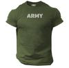 Army T Shirt Gym Clothing Bodybuilding Training Workout Exercise Boxing Mma Top