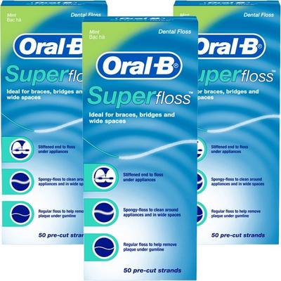 Oral-B Süper Diş İpi Nane Aromalı 3'lü 50'li