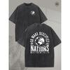Go Make Disciples Of All Nations Print T-shirt, Vintage Washed Short Sleeve Tee