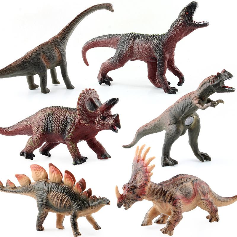 Xd-5 Small Dinosaur Model Toy, Cotton-Filled Dinosaur Soft Rubber Balong Model Ornament, A Variety Of Options Are Available.