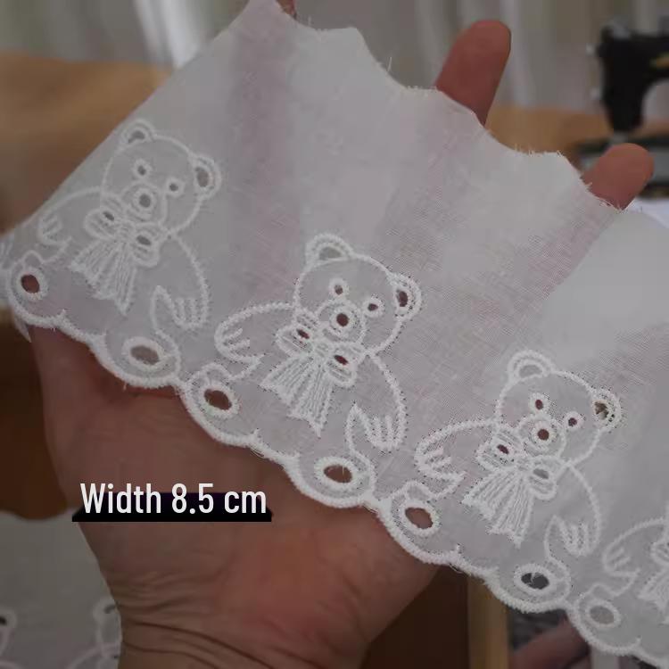 Embroidery Lace Trim for DIY Children's Clothing & Doll Accessories