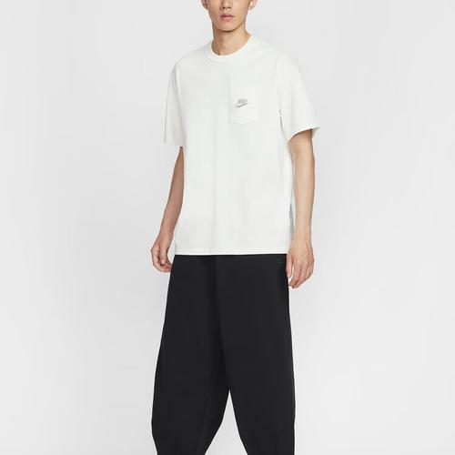 Nike Men's Pullover Comfort Short-Sleeve T-Shirt In White HQ9241-133