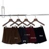 Plus Size Women's Black Wool Wide-Leg High-Waisted A-Line Shorts for Fall/Winter