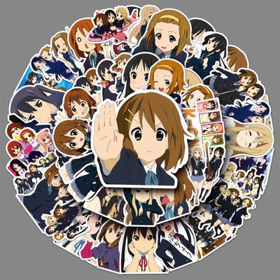 50 Photos of Light Voice Girl Graffiti Personalized Cartoon Cartoon Peripheral Creative DIY Mobile Phone Case Suitcase Stickers Waterproof