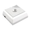 2er-Pack Quadratische Form LED-Lampenbasis Batteriebetrieben Display-Basis LED-Halter Ständer Glas Kunst