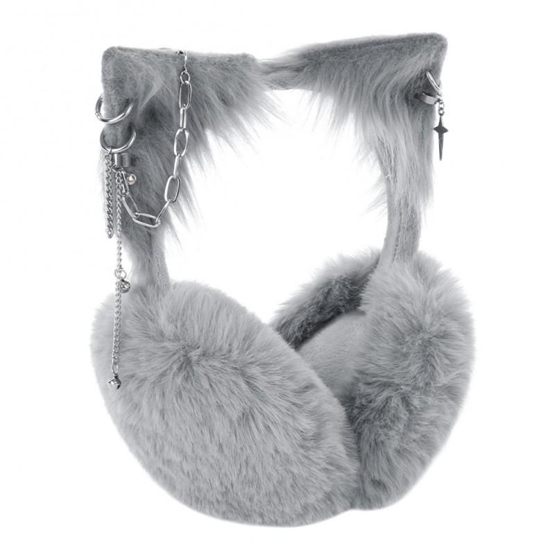 Cute Cat Ear Plush Earmuffs Winter Warm Covers Women