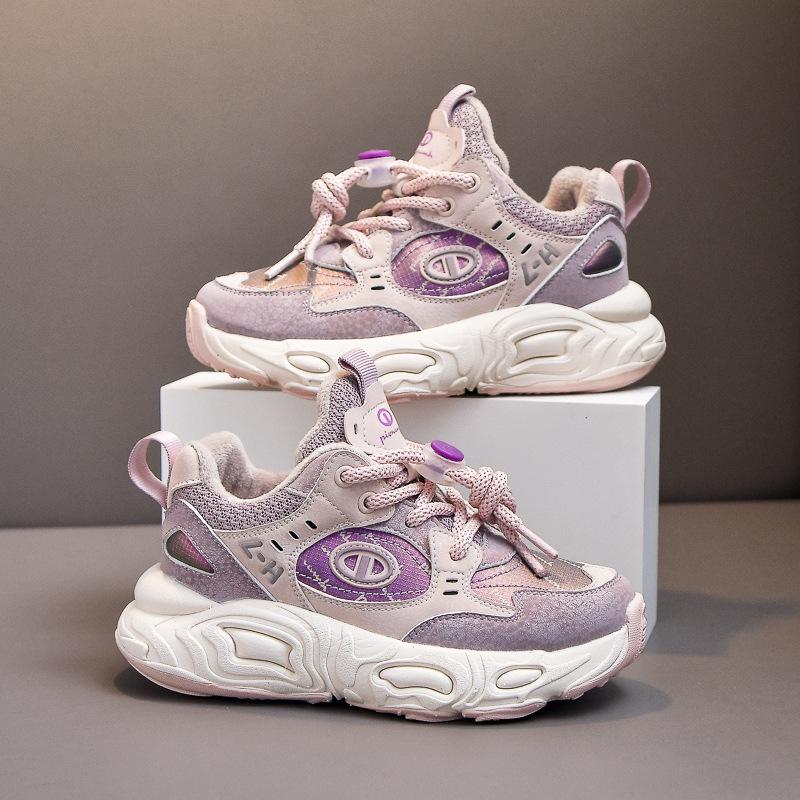 2025 Jungen- und Mädchen-Fleece-gefütterte Sneakers - Herbst-/Winterschuhe für mittlere und große Kinder