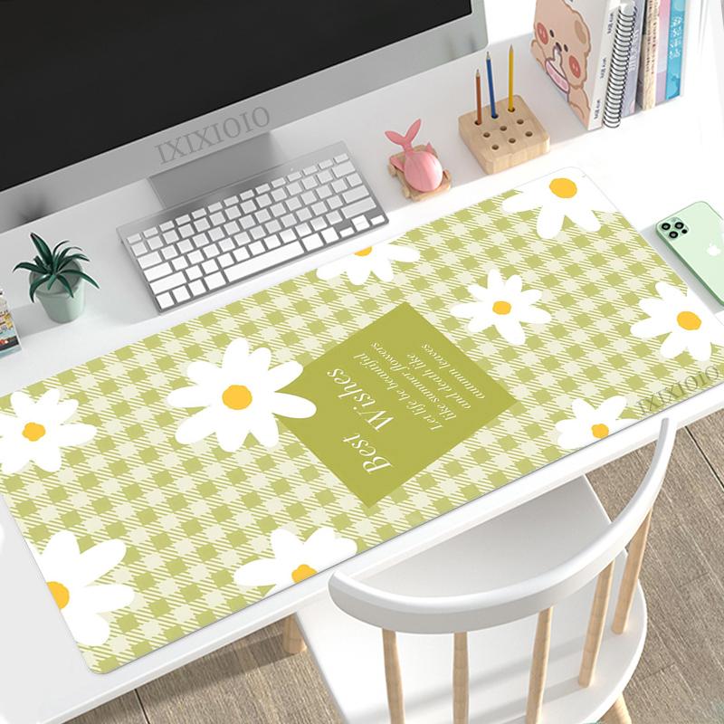 Green Matcha Mouse Pad Gaming XL New HD Mousepad XXL Desk Mats Carpet Natural Rubber Office Computer Mouse Mat Desktop Mouse Pad