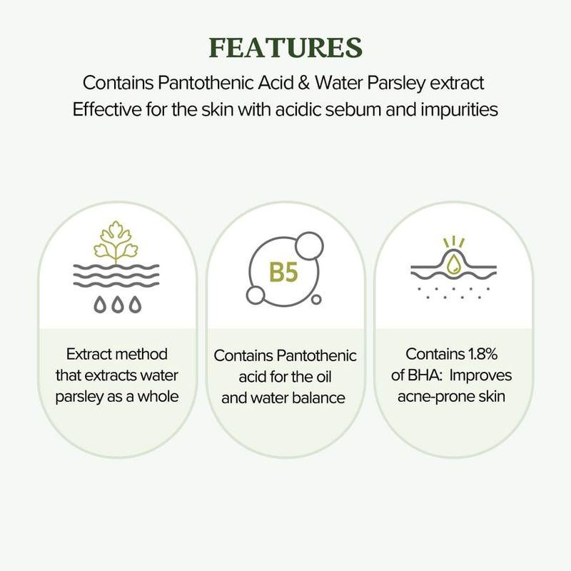 SKINFOOD - Pantothenic Water Parsley Refresh Cleansing Foam