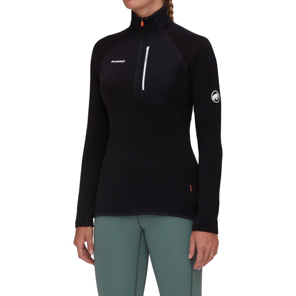 Mammut Aenergy Light ML Half Zip Pull AF Asian Black Women's, Fit, (1014-05511)