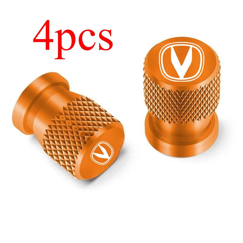 For Changan CS35 Plus CS55 PLUS CS75 PLUS Eado UNI-T UNI-K 2025 Car Accessories 4pcs Aluminum Car Wheel Tire Valve Cap Covers
