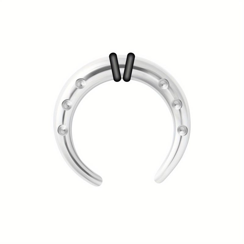 

1 шт., модные перфорированные гвоздики из нержавеющей стали с рогами для губ, гвоздики для ушей, серьги-гвоздики для носа, кольцо в носу, ювелирные изделия для пирсинга