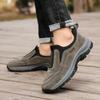 Zapatos de exterior para hombre de gran tamaño, zapatillas de deporte, zapatos de cuero de ante, zapatos de senderismo para hombre