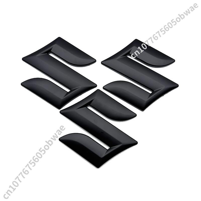 Matowe czarne zamienne logo emblemat na przednią kratkę dla Suzuki Jimny JB74 2013 2021 2022 2023 2025 Logo samochodu akcesoria do kratki maski
