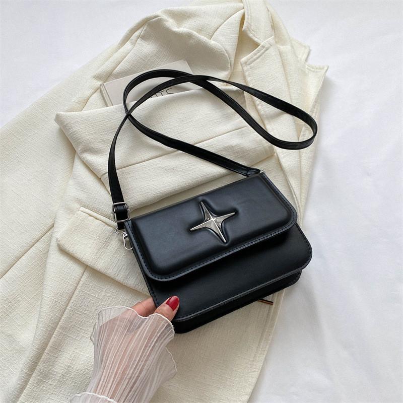 

Chic Casual Crossbody Bag For Women In Black White Green Khaki And Rose Pink Options чёрный