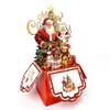 1Pc Paper Vintage Holiday Greeting Card DIY Festive Party Invitation 3D Greeting Card Christmas Card Holiday Greeting Card