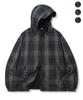 TRILLION City Utility Check Hooded Windbreaker_3Color