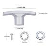 RV For Waste Valve Handle Kits with Nuts Screws and Gaskets Full Set for Convenient RV For Waste Valve Replacement