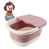 Collapsible Foot Bath Basin for Kids Foot Soak Tub with Massage Acupoint Multifunction Collapsible Feeting Soak Tub